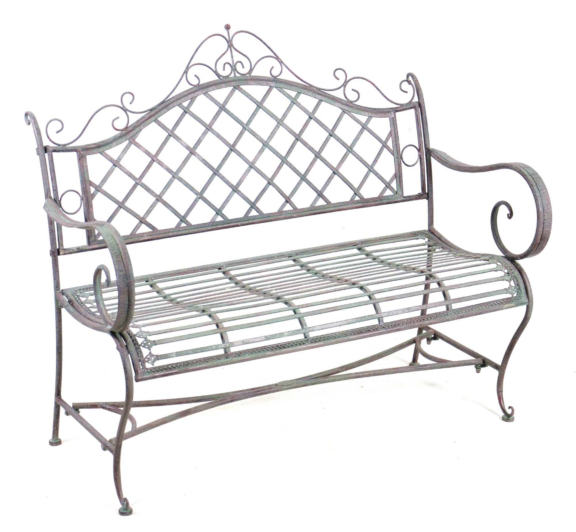 Metallbank 'Yves', dunkelgrau, T 50 cm, B 115 cm, H 101 cm günstig bestellen