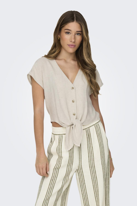 Only beige dames blouse