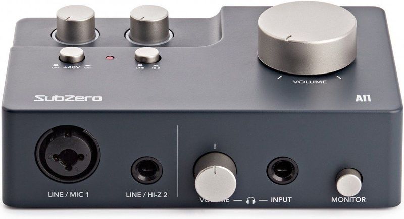 SubZero AI1 2-kanaals USB Audio-Interface