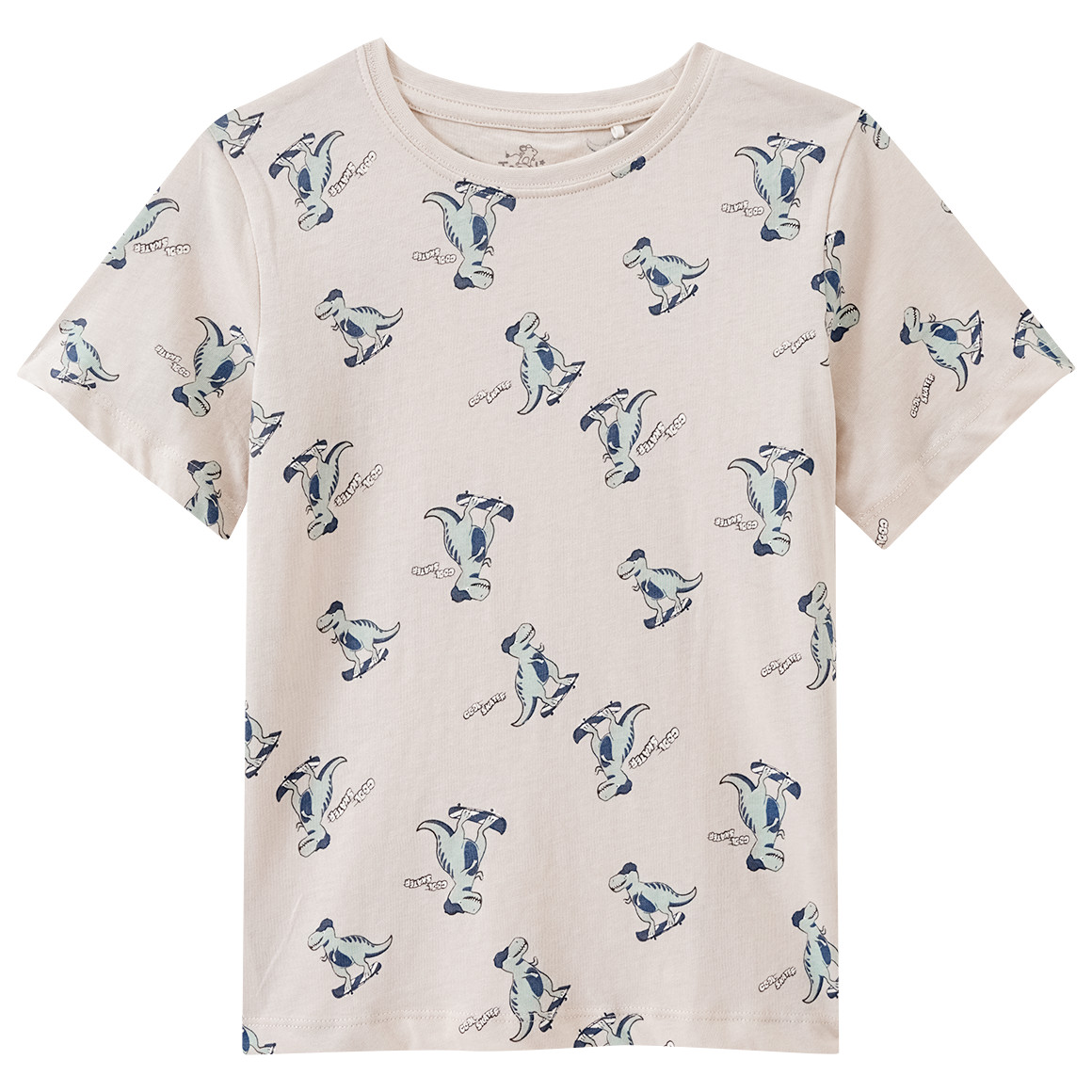 Topolino Jungen T-Shirt mit Dino-Motiven beige