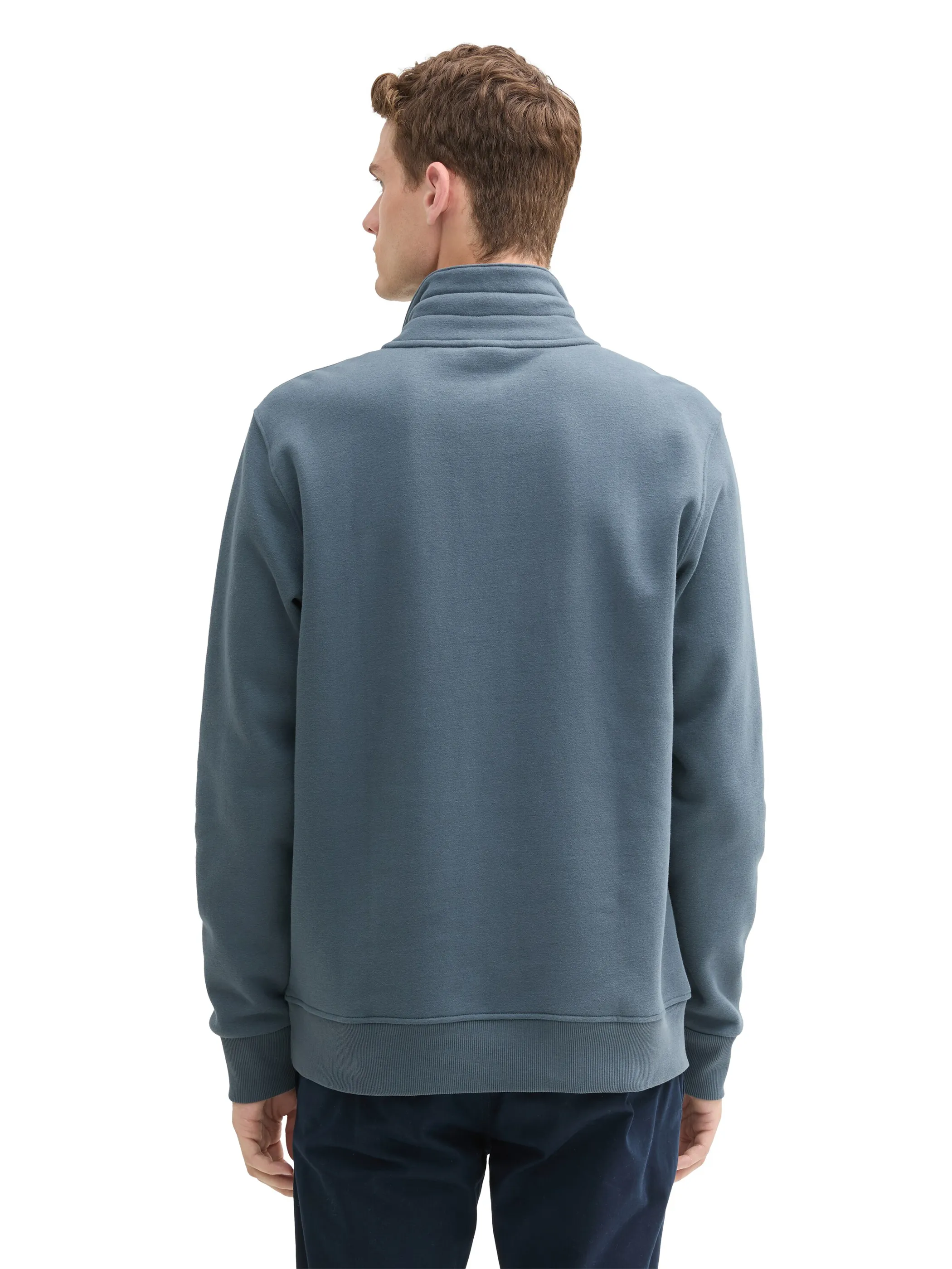 Herren Sweatshirt mit Stehkragen