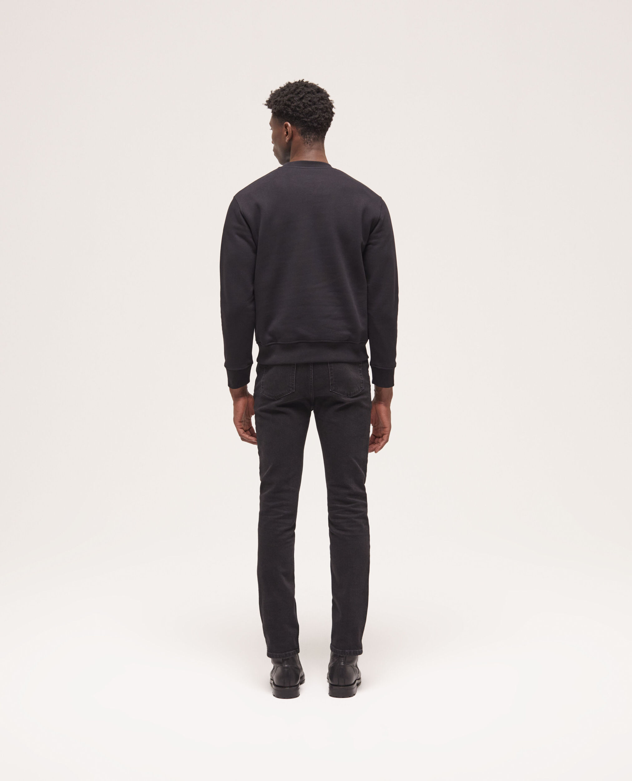 Sweatshirt logo noir