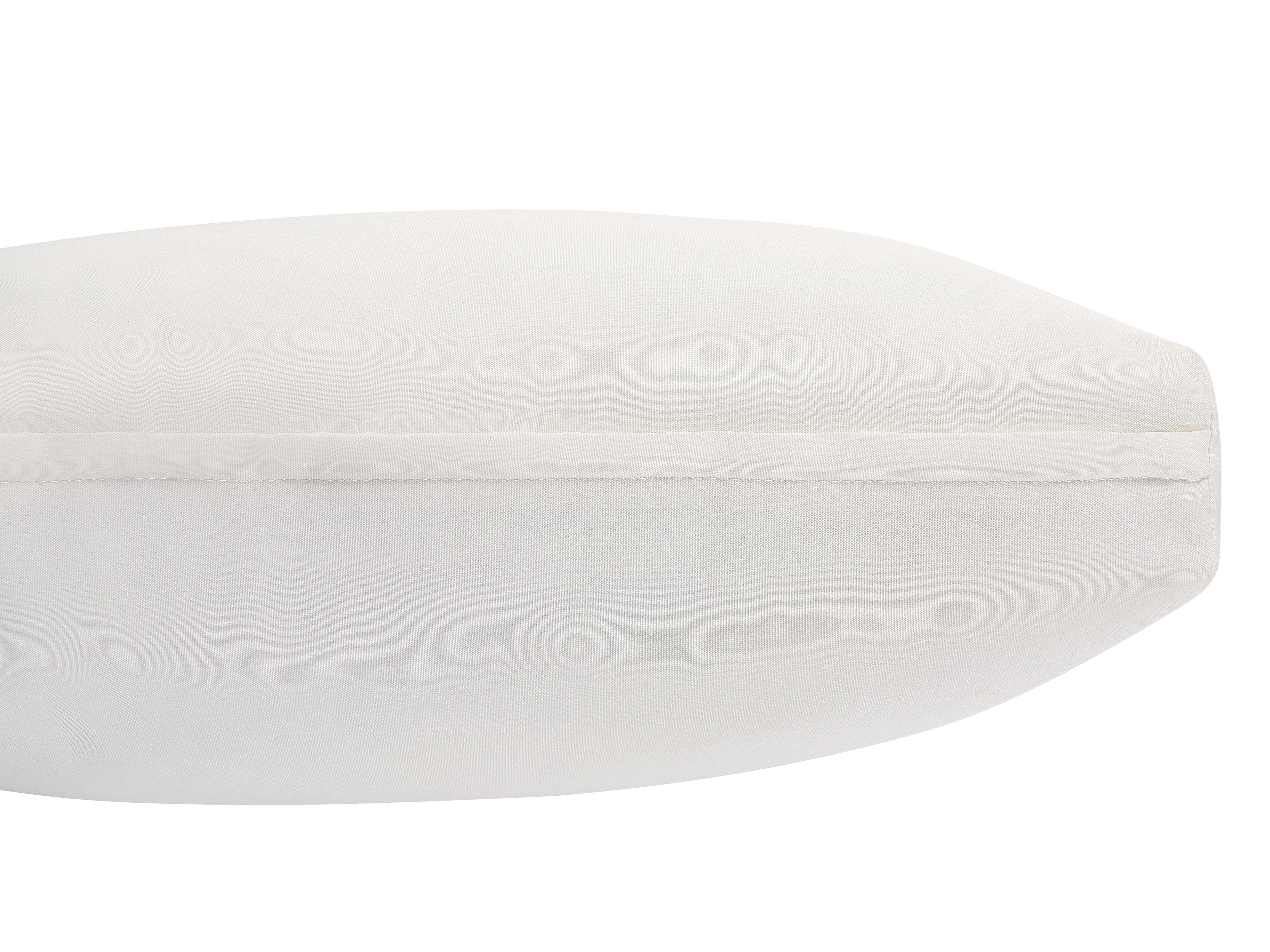 Loungeset met tafel 4-zits CREMONA rechtszijdig Acaciahout Gebroken wit