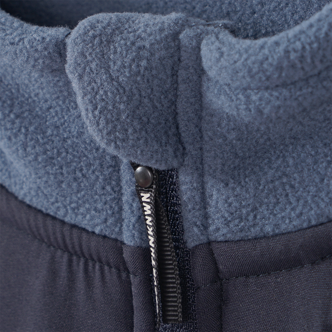 Topolino Kinder Fleecepullover mit Stehkragen blau