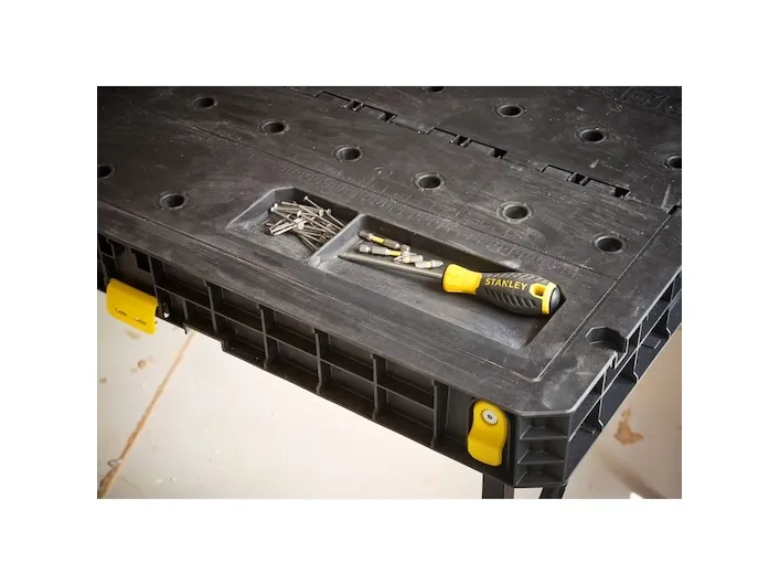 Black & Decker STST83492-1, Bærbar arbejdsbænk, Metal, Sort, 320 kg, 850 mm, 593 mm