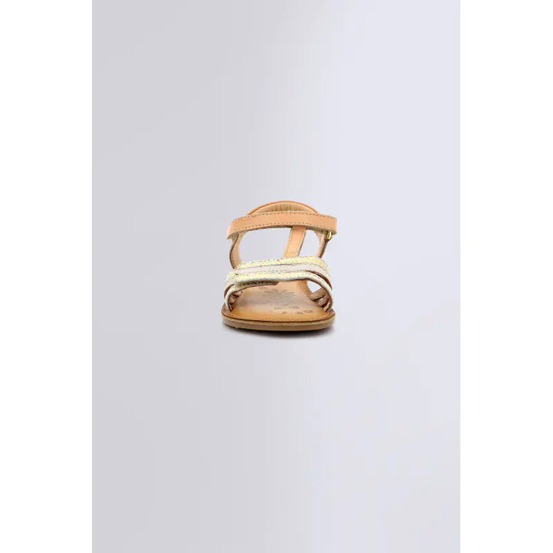 DIAMANTO NUDE METALLISE SANDALES Cuir Fille