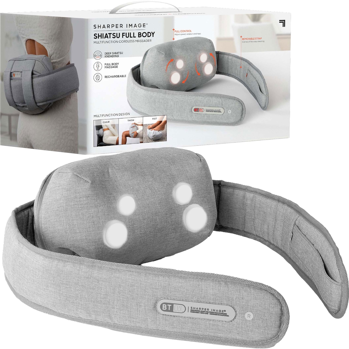 Sharper Image Shiatsu massasje for hele kroppen P000798