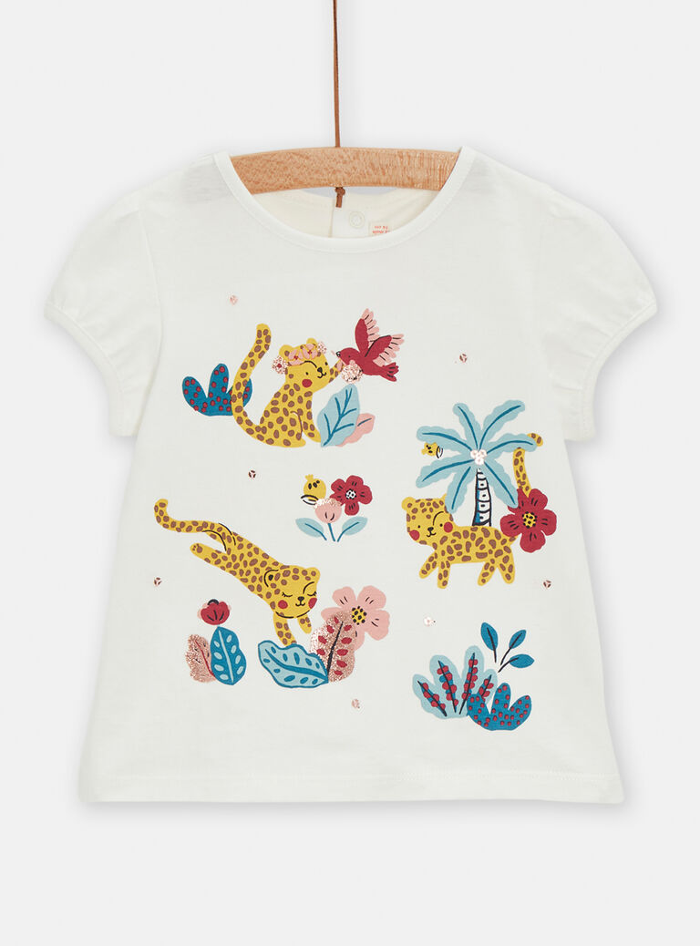 T-shirt à imprimé fantaisie pour bébé fille