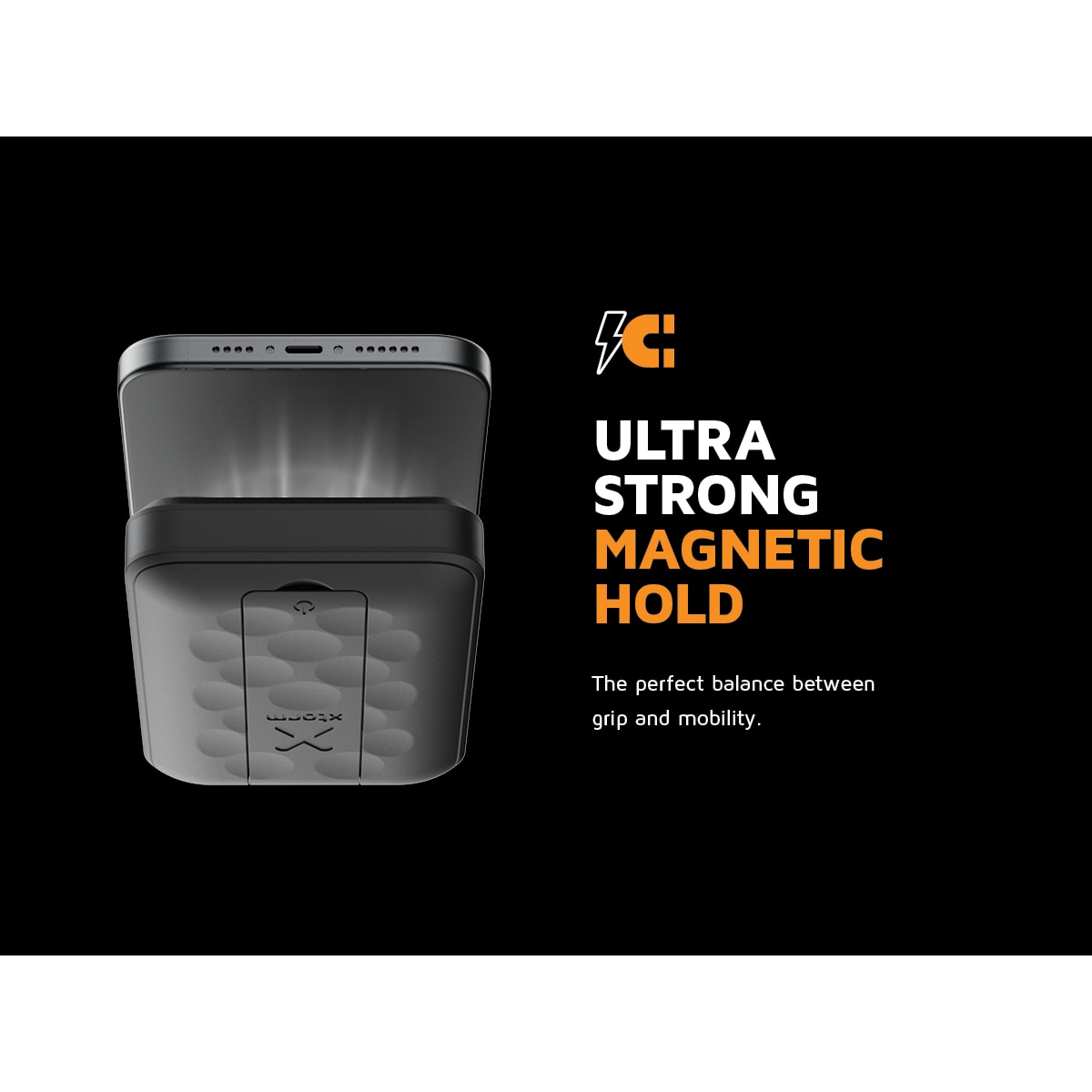 Xtorm FS5W101 Magnetic trådløs powerbank (midnattsort)