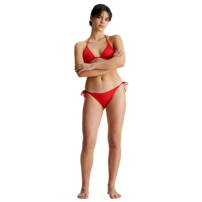 Maillot de bain 2 pièces femme String Side Tie CALVIN KLEIN