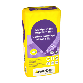 Weber Beamix lichtgewicht tegellijm flex 15 kg