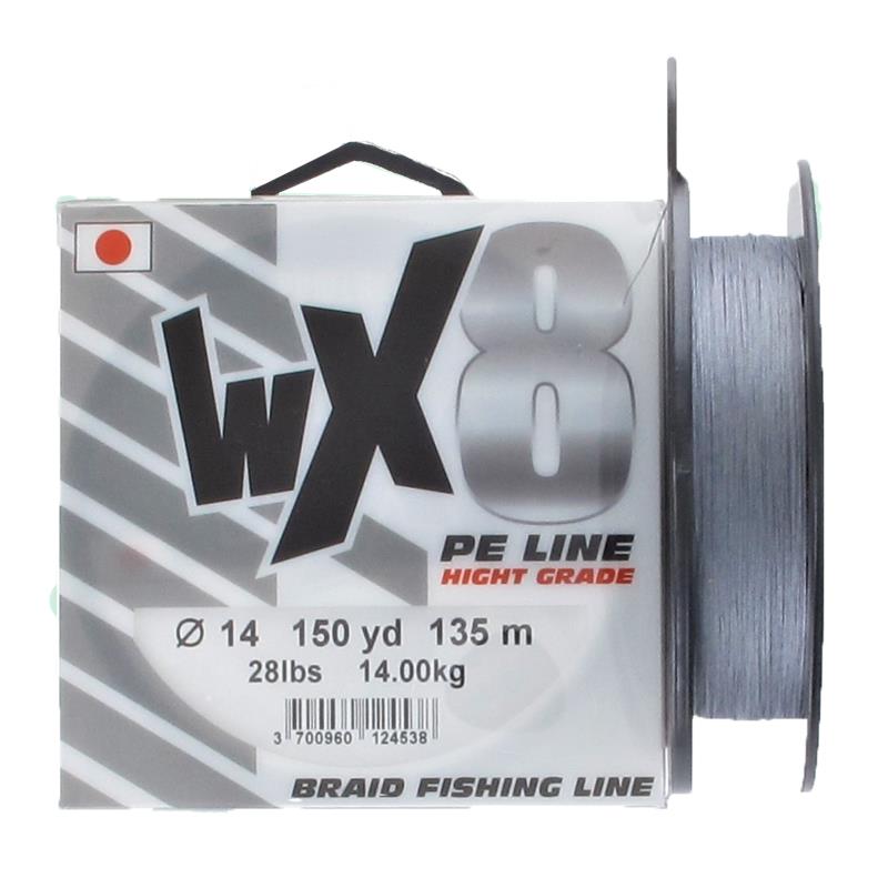 Tresse Powerline Wx8 Grise - 135M