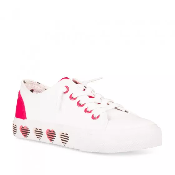 Baskets BLANC LOVELY SKULL