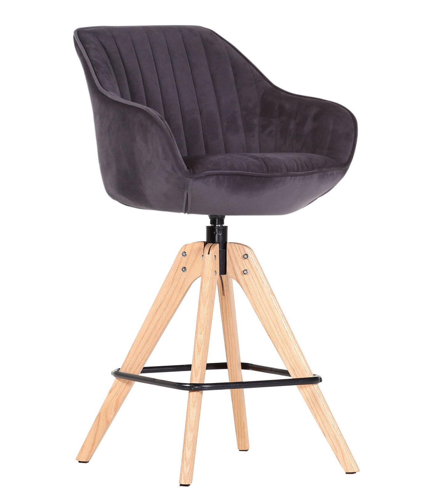 INTERhome Barhocker CHILL grau/ braun