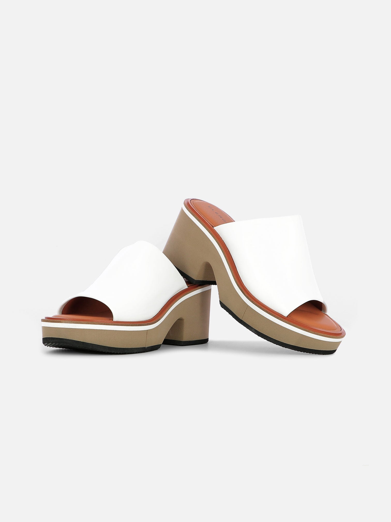 MULES - CESSY mules, lambskin white