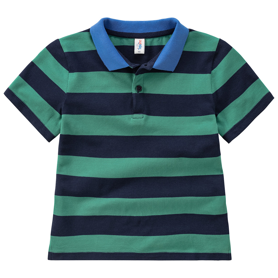 Topolino Jungen Poloshirt mit Streifen dunkelgrün / dunkelblau