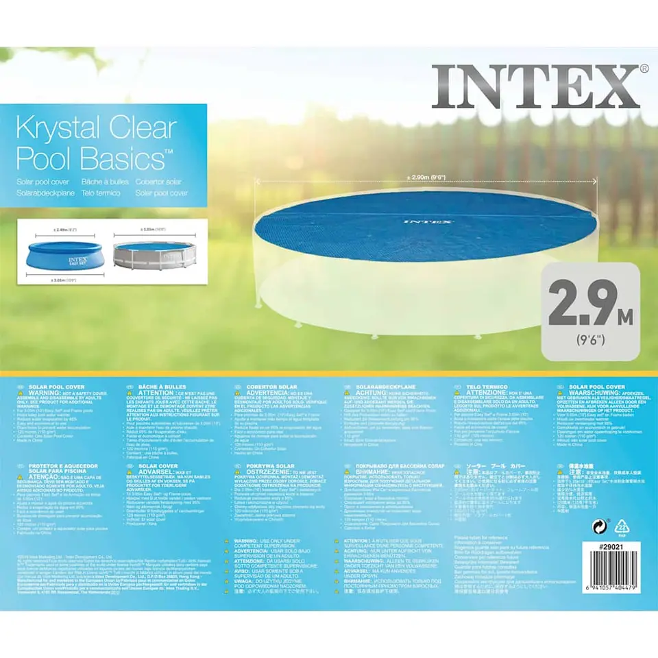 INTEX - Solarzwembadhoes - Blauw - Polyetheen - 305 cm