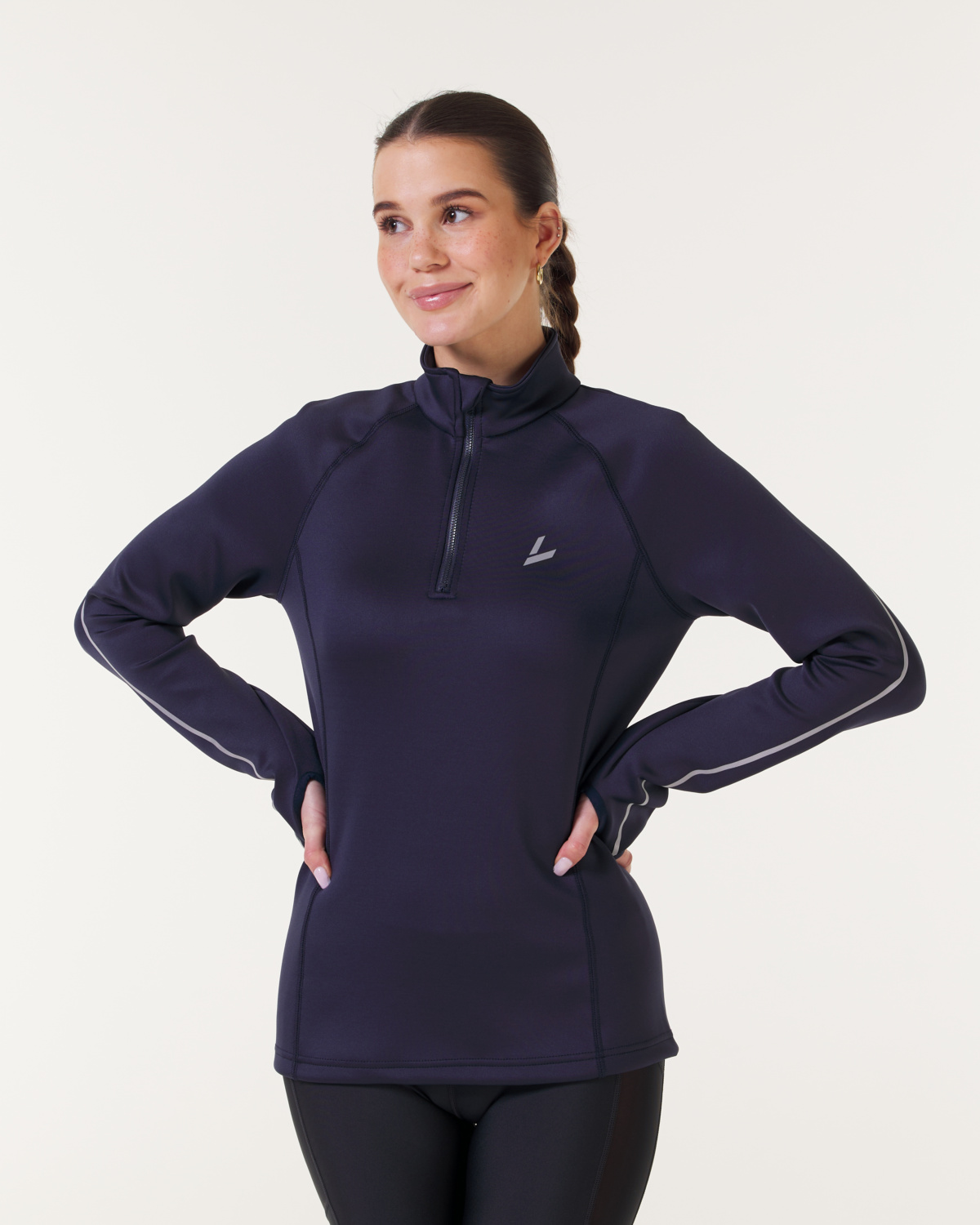 LEVITY Accelerate Fleece Half Zip Blue