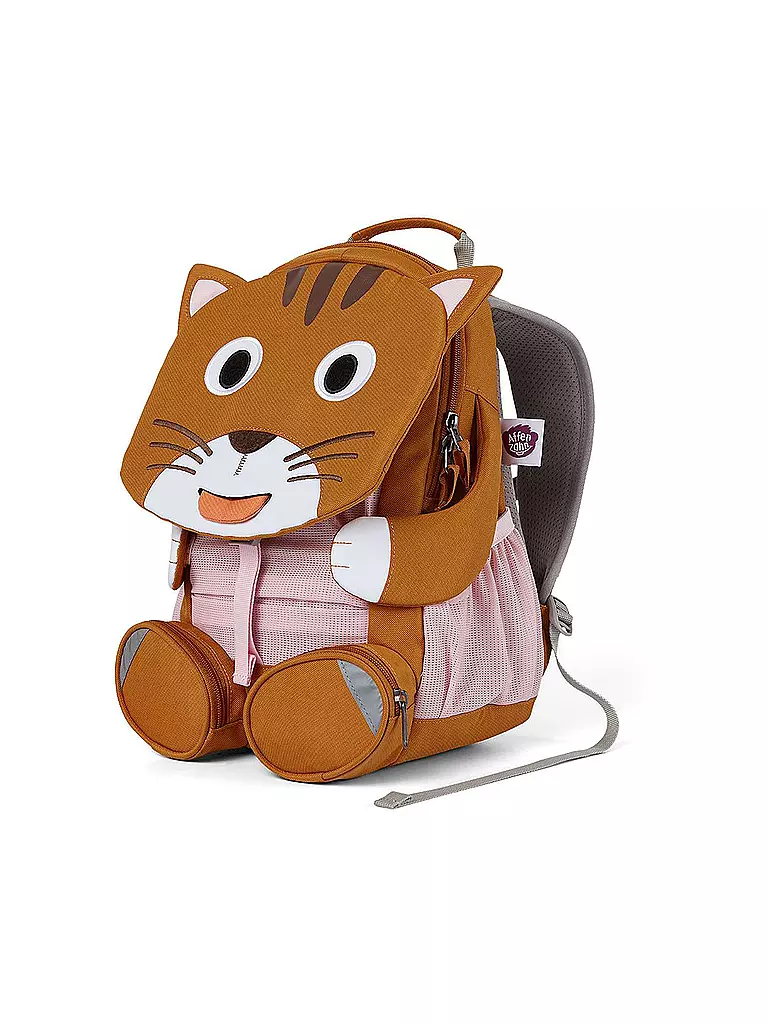 AFFENZAHN Kinder Rucksack Großer Freund - Katze braun