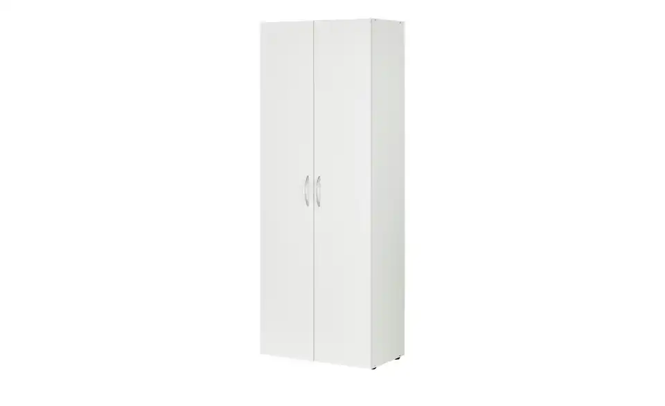 Schrank, 2-türig Multischrank-System 80 cm Weiß