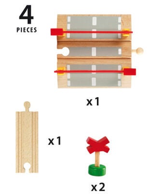 BRIO World 33388 Jernbaneovergang