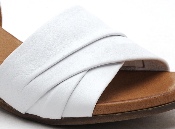 Coco abricot nu pieds talons femme minihy blanc