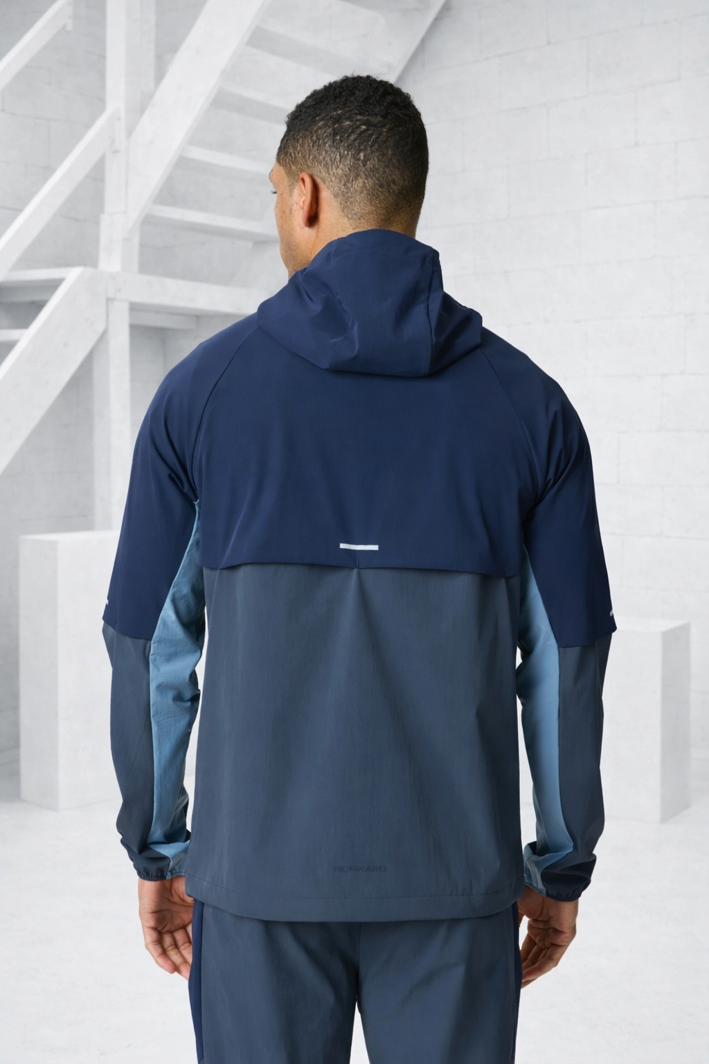 Reprimo Vortex Windbreaker Trainingspak Heren Lichtblauw/Donkerblauw