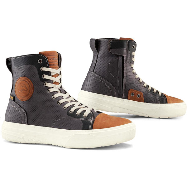 Falco - Baskets Lennox 3 Matt Anthracite / Marron / Mat