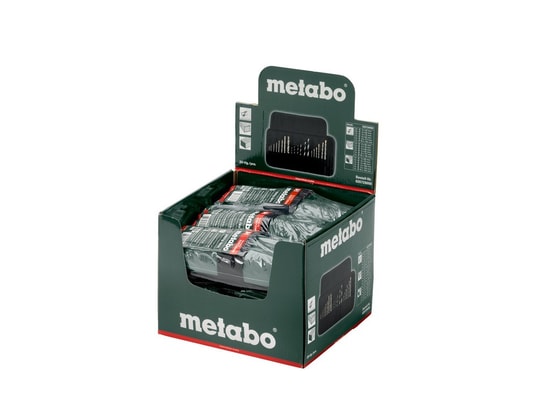 METABO - Coffret Assortiment de forets en étui souple, 20 pcs. Pour perceuse