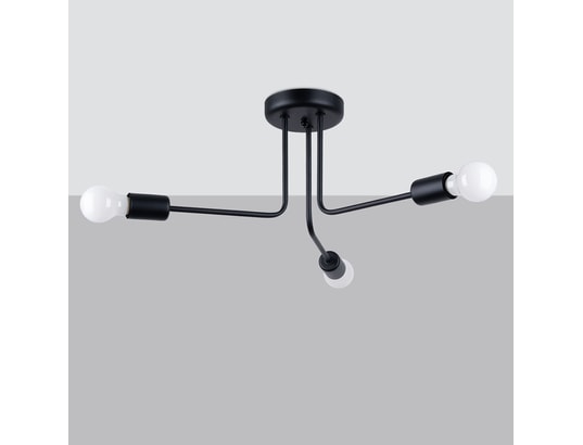 SOLLUX LIGHTING - Lustre norah 3 noir