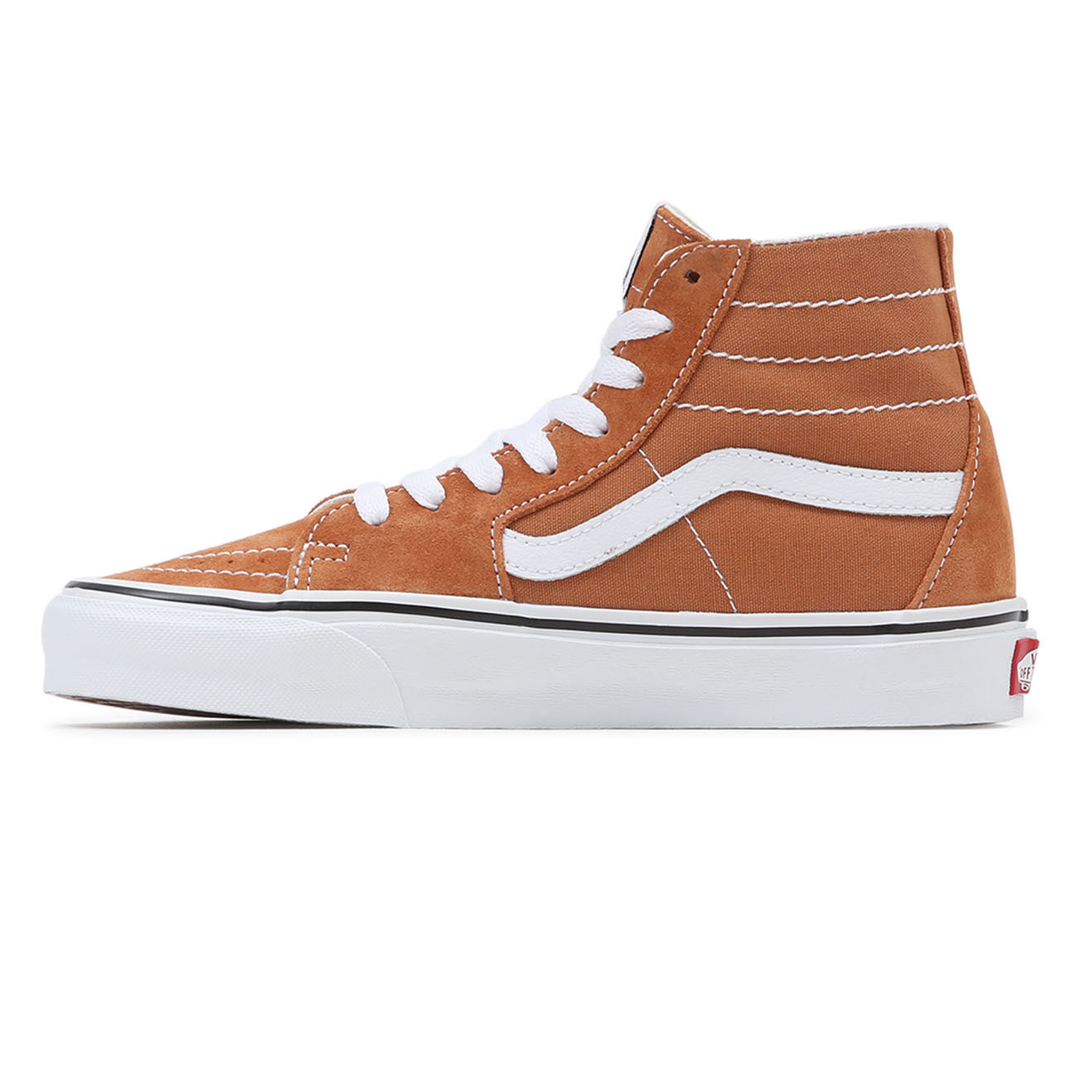 Vans Sneakers en Cuir & Textile SK8-Hi Tapered cognac