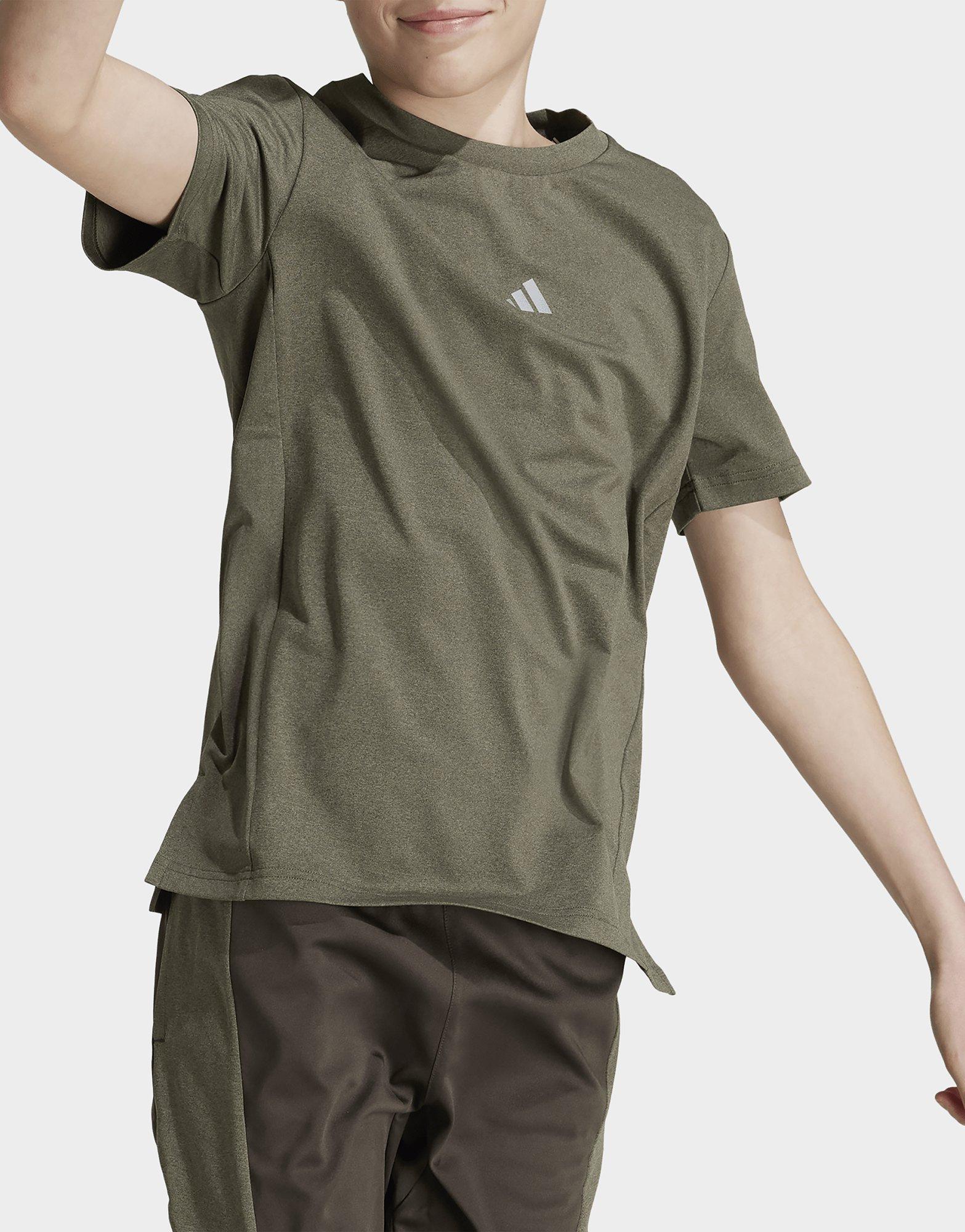 adidas T-shirt de training chiné AEROREADY Enfants