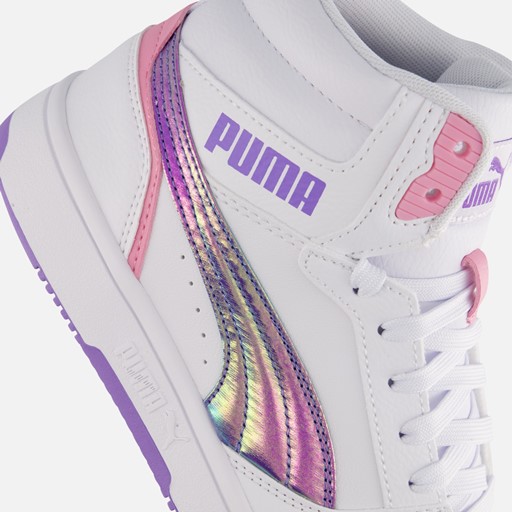 Puma Rebound v6 Mid Bouncy Sky Sneakers wit