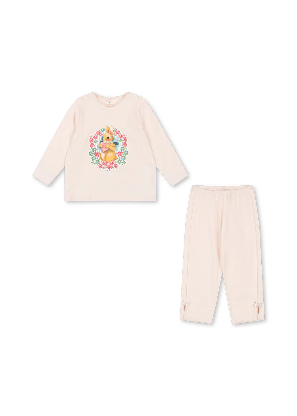 Gio bow sæt - soft pink - 12M