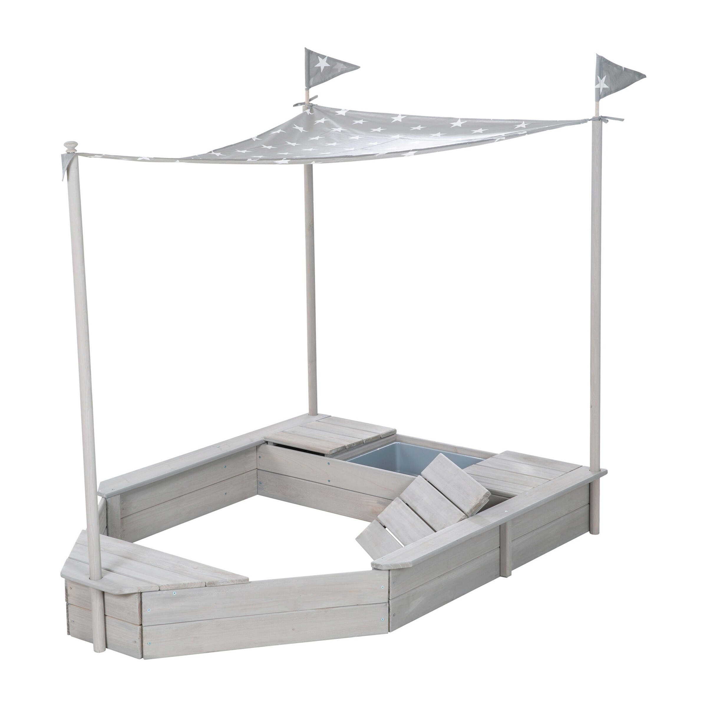 roba Sandkasten Boot Little Stars Outdoor +