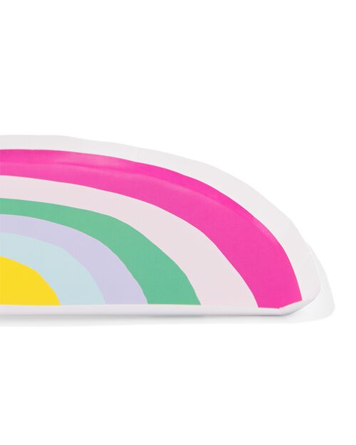 assiette à gâteau arc-en-ciel 8 pièces