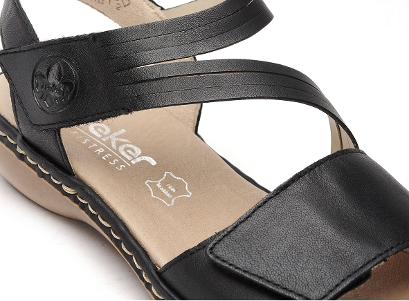 Rieker nu pieds plats femme 65964 noir