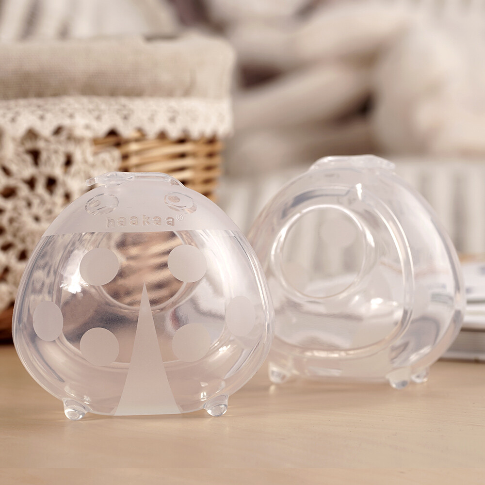 Haakaa Lekschalen Ladybugs Medisch Siliconen 40 ml2 stuks