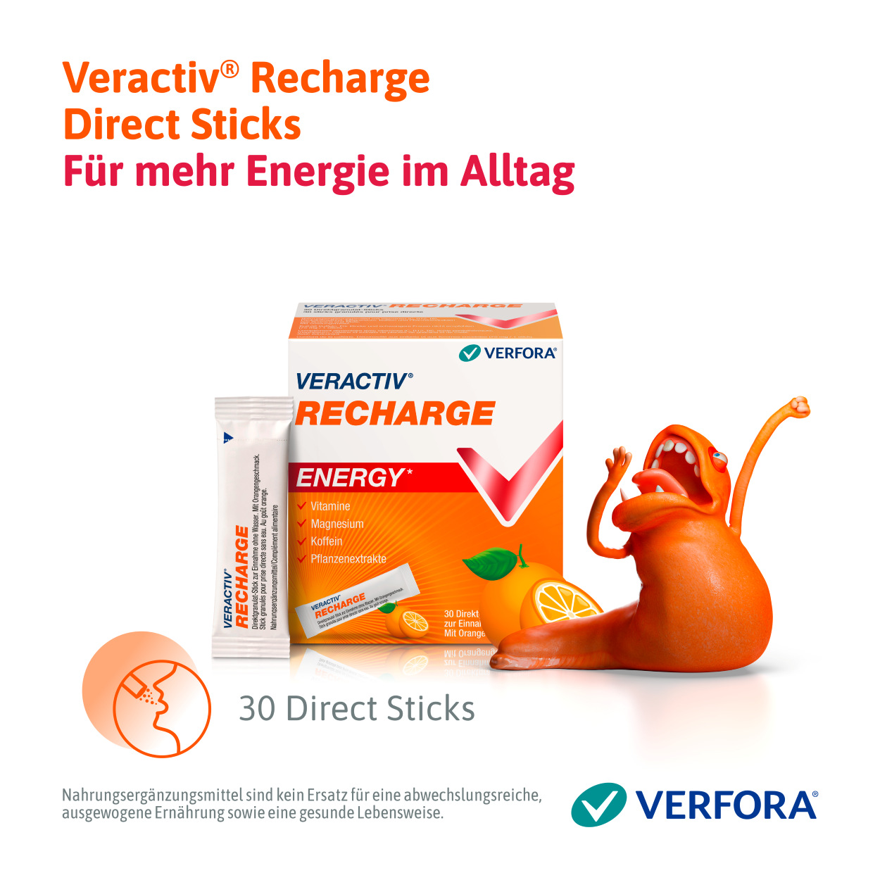 VERACTIV Recharge Direct Sticks Karton 30 Stk