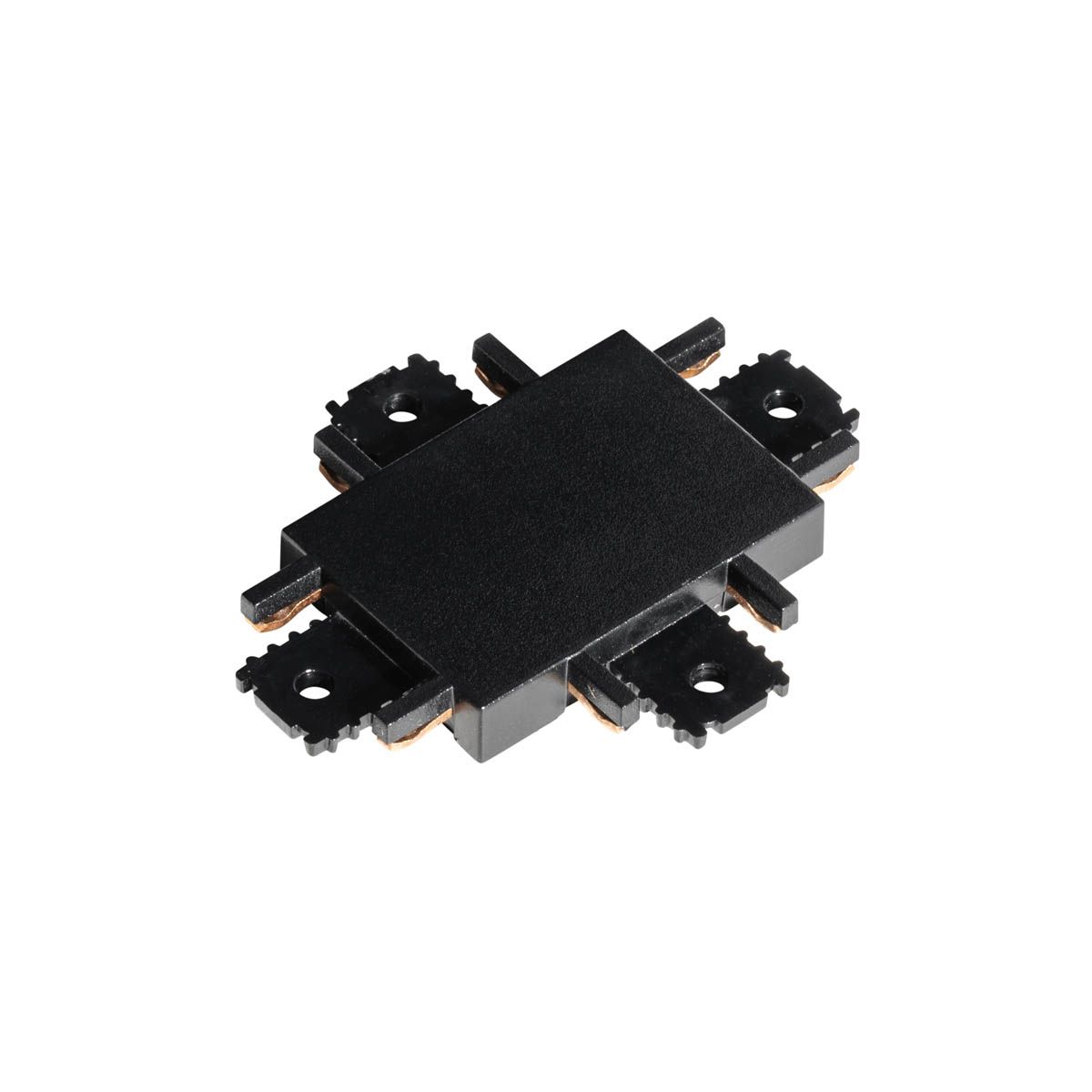 X-Koppelstuk rail zwart 1-fase - Magnetic