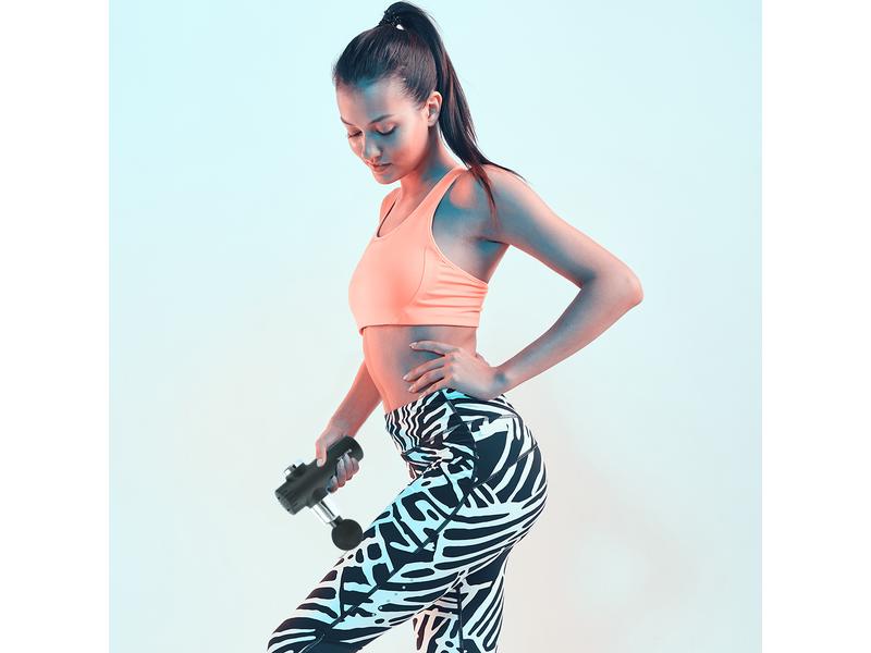 Bodi-Tek Massage Pistole Mini Deep Tissue Massagegerät für Sportlerinnen und Sportler