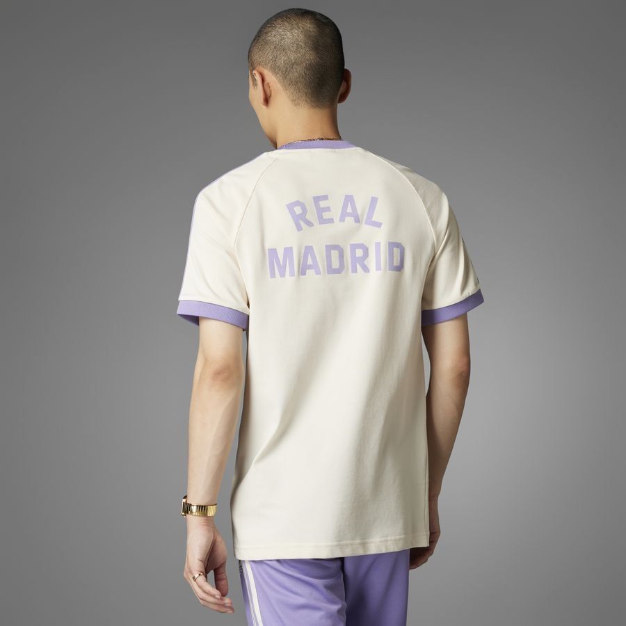 Real Madrid T-Shirt OG 3-Stripes - Blanc/Magic Lilac