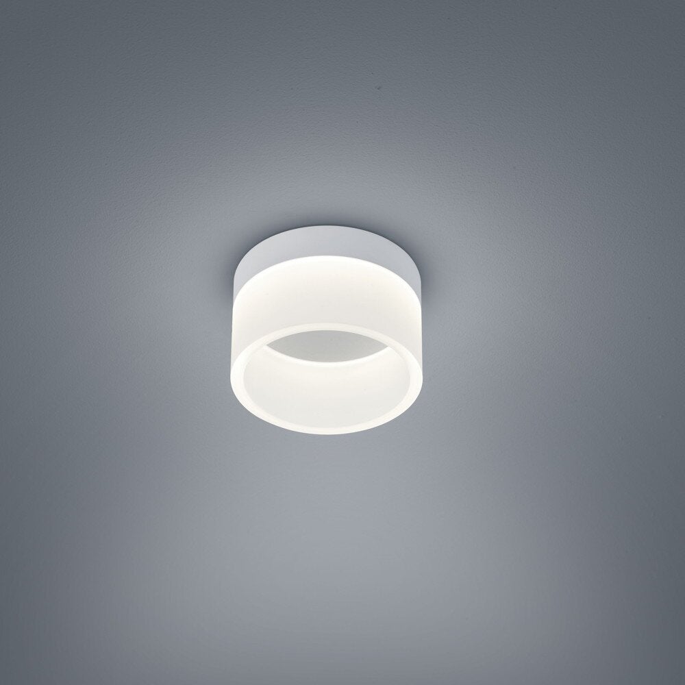 Liv LED opbouwlamp in mat wit, 10W, 460lm, 150mm