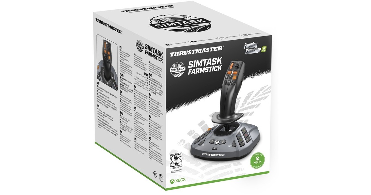 ThrustmasterSimTask FarmStick joystick  (Grijs/zwart, Pc, Xbox Series X|S)