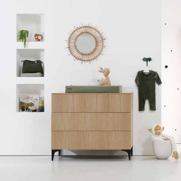 Kidsmill Levi Commode Incl. Rechte Potenset - Naturel Eiken