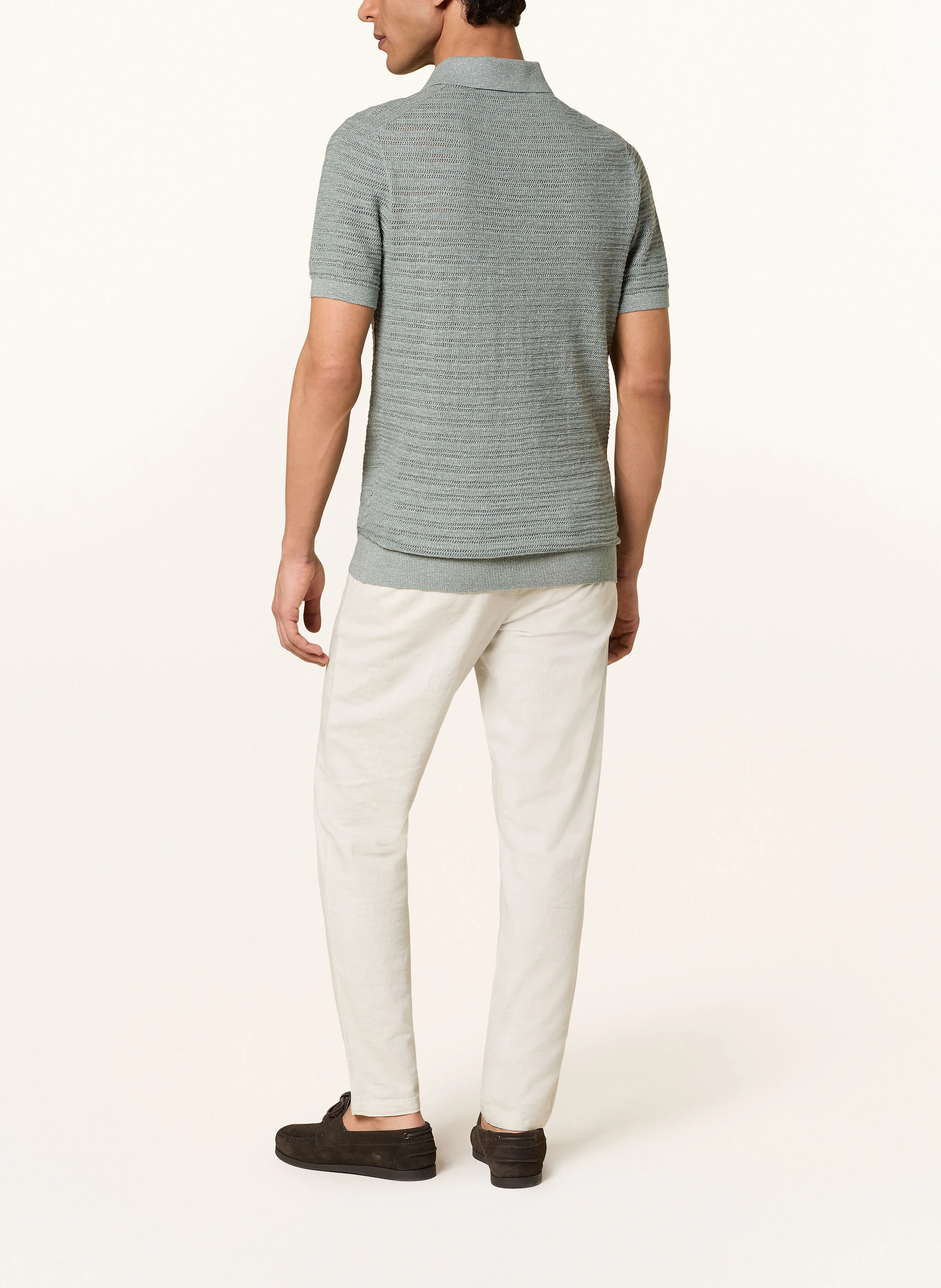 PROFUOMO Strick-Poloshirt Regular Fit