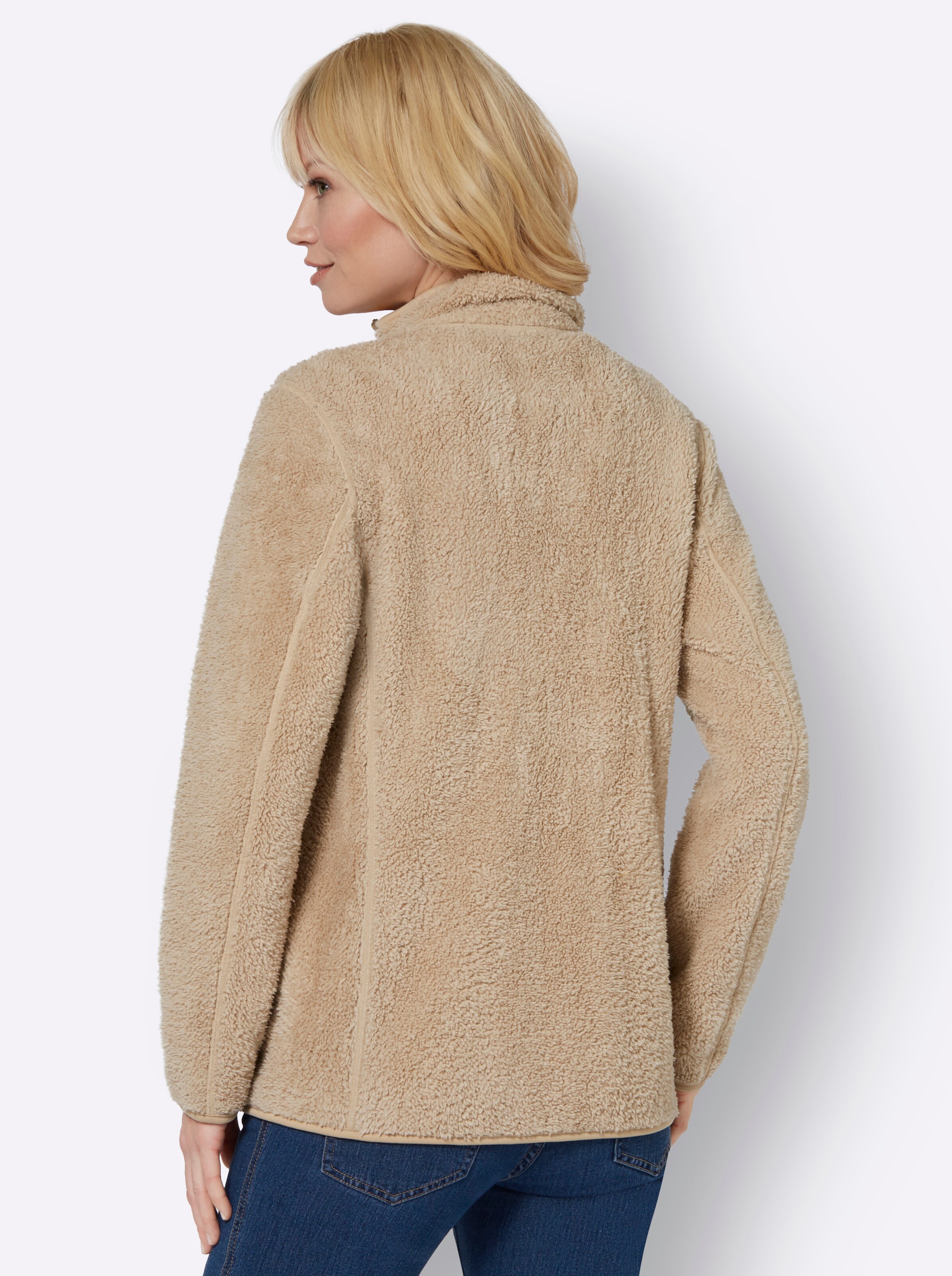 Wendejacke in beige
