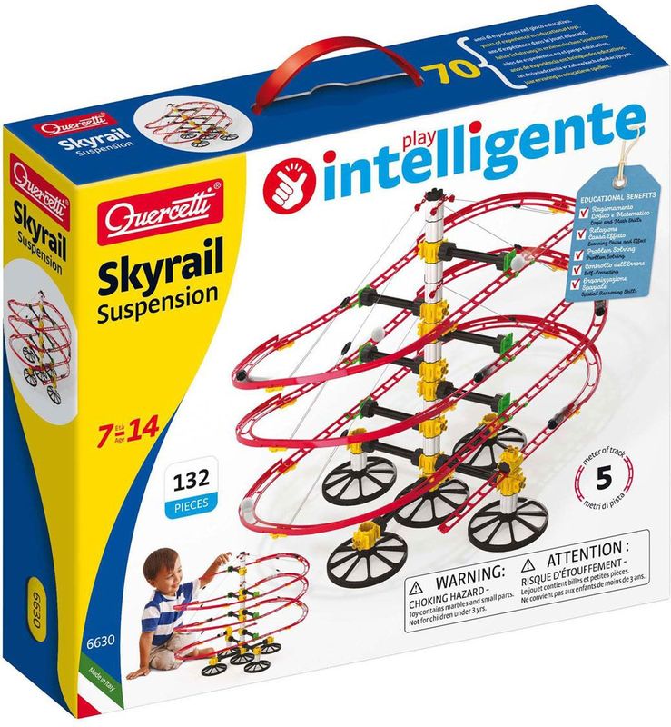 Quercetti - 6630 Skyrail - Marble Run Constructiespeelgoed