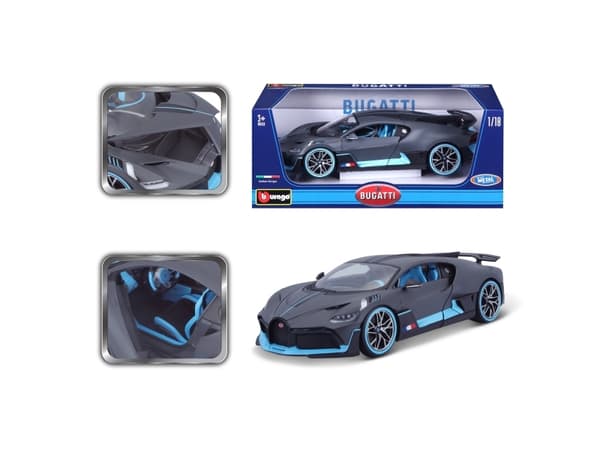 BBURAGO Bugatti Divo, Superbil, Montert på forhånd, 1:18, Bugatti Divo, Alle kjønn, Metall, Plast