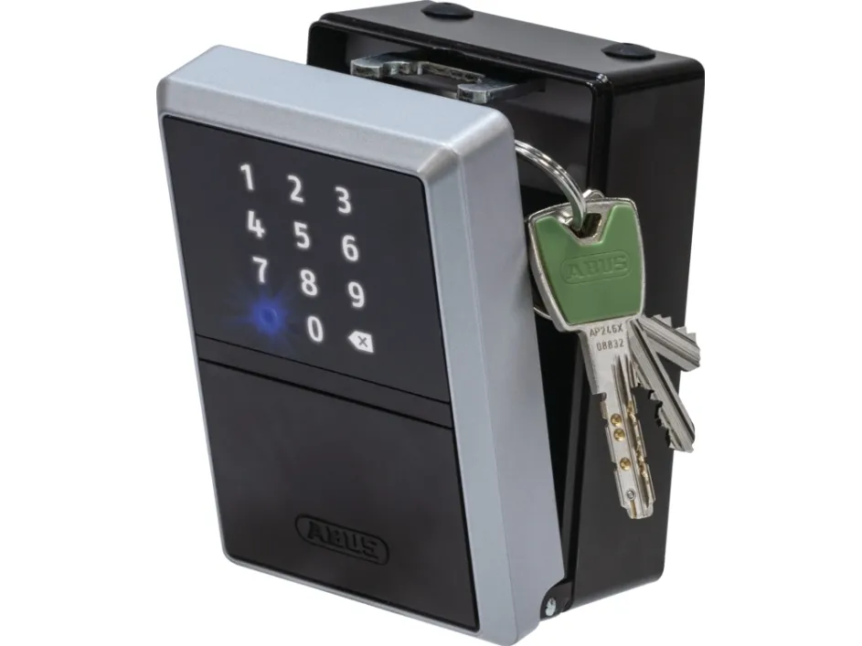 ABUS KeyGarage 787 - Nøglesikkerhedsboks - kombination, smartphone-app - smartlås - tastatur - sort, sølv